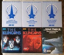 STAR TREK THE ROLE PLAYING GAME RPG 6 MANUALS...