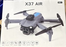 X37 AIR Faltbare RC Quadrocopter Drohne mit Kamera, App Steuerung & Controller, grau