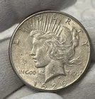 1926-S Peace Dollar - EF XF Circulated 90% Silver Coin
