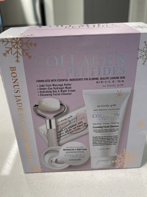 COLLAGEN +PEPTIDES WITH BONUS MASSAGE ROLLER BY SKIN THERAPY COLLECTION