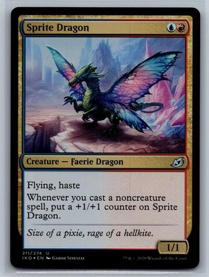 Sprite Dragon 211 Ikoria: Lair of Behemoths Magic: The Gathering Foil NM