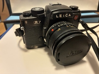 Leica R7 Summicron R 50mm Metz Mecablitz Blitzgerät