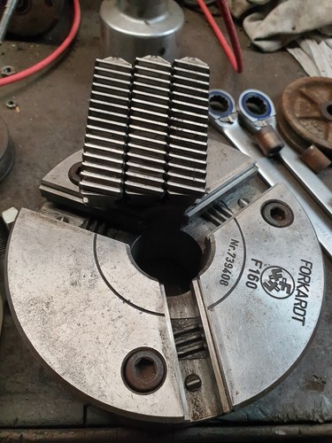 Forkardt ØF 160 mm Drei-Backenfutter Spannfutter Drehfutter - Bild 17 von 22