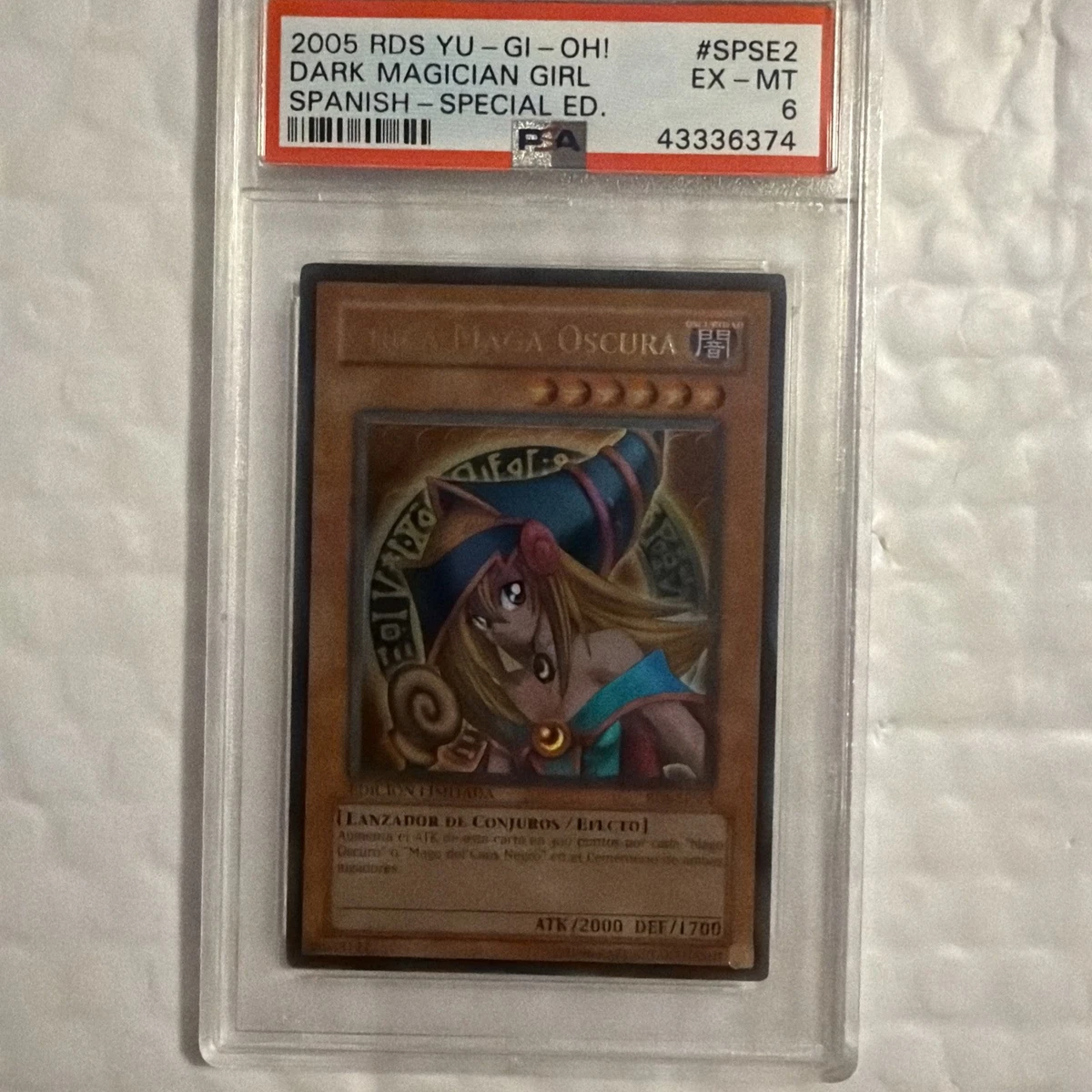 Dark Magician Girl Yu-Gi-Oh! TCG Professional Sports Authenticator