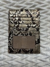 Hobo International EURO SLIDE CARD WALLET GOLDEN SNAKE NWOT