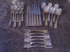 Christofle Modell ATLANTIDE Menübesteck für 6 Personen 24 Teile versilbert