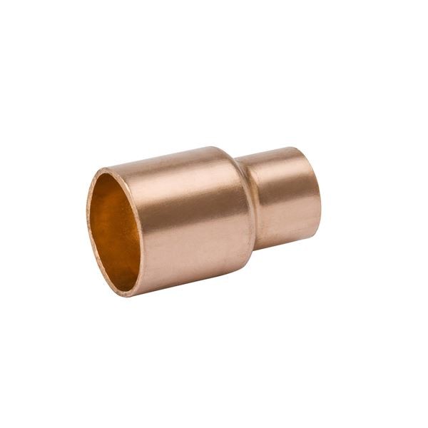 Copper W01065 1-5/8" x 1-1/8" Reducing Copper Coupling