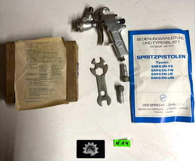 DDR ORSTA Spritzpistole SM63N Lackierpistole SPRIO OVP Zubehör Anleitung