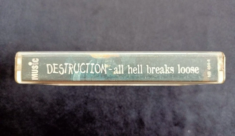 Destruction : All Hell Breaks Loose ( Cassette Tape ) - Image 3 of 4