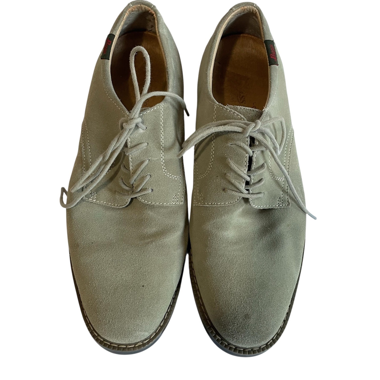 SAOLA G.H. Scarpe eleganti Oxford Bass & Co. Pasadena da uomo in pelle scamosciata stringate preppy