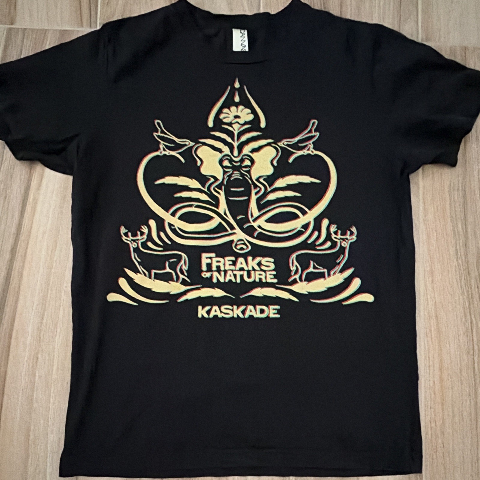 Freaks Of Nature Tour Black Graphic Print Crew Neck Tee