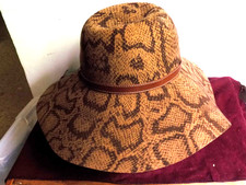 NEW Eric Javits wool python hat vicki classic ny
