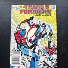 Vintage 80s Transformers Comics Magazine 1 Ma...
