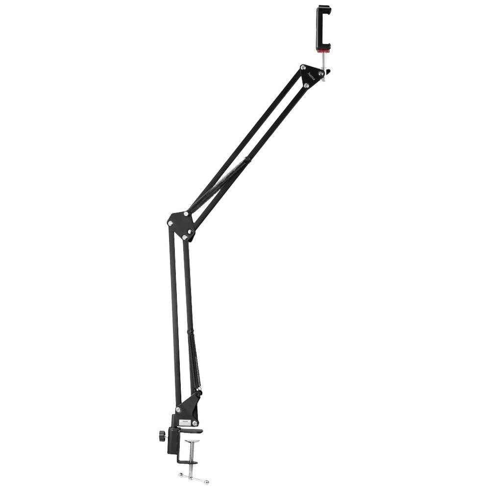 Bras articule 1/4 pouce noir Hama 700 II support magique pour ecran et micro