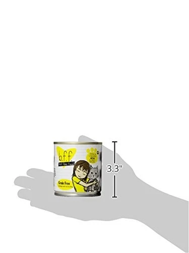 Влажный корм для кошек без зерна с тунцом и курицей BFF 10 унций упаковка из 12 банок насыщенный влажностью - Изображение 3 из 4