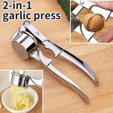 SPREMIAGLIO SCHIACCIA AGLIO TRITA AGLIO + SCHIACCIA NOCI 2 in 1 ROMPI NOCI