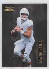 2021 Wild Card MATTE Retail Black Sam Ehlinger #MBC-24 Rookie RC 0q1p. rookie card picture