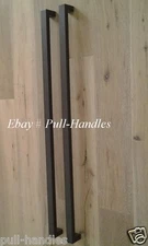 Entry Front Door Pull Square Handle Black stainless steel Entrance pulls Modern 