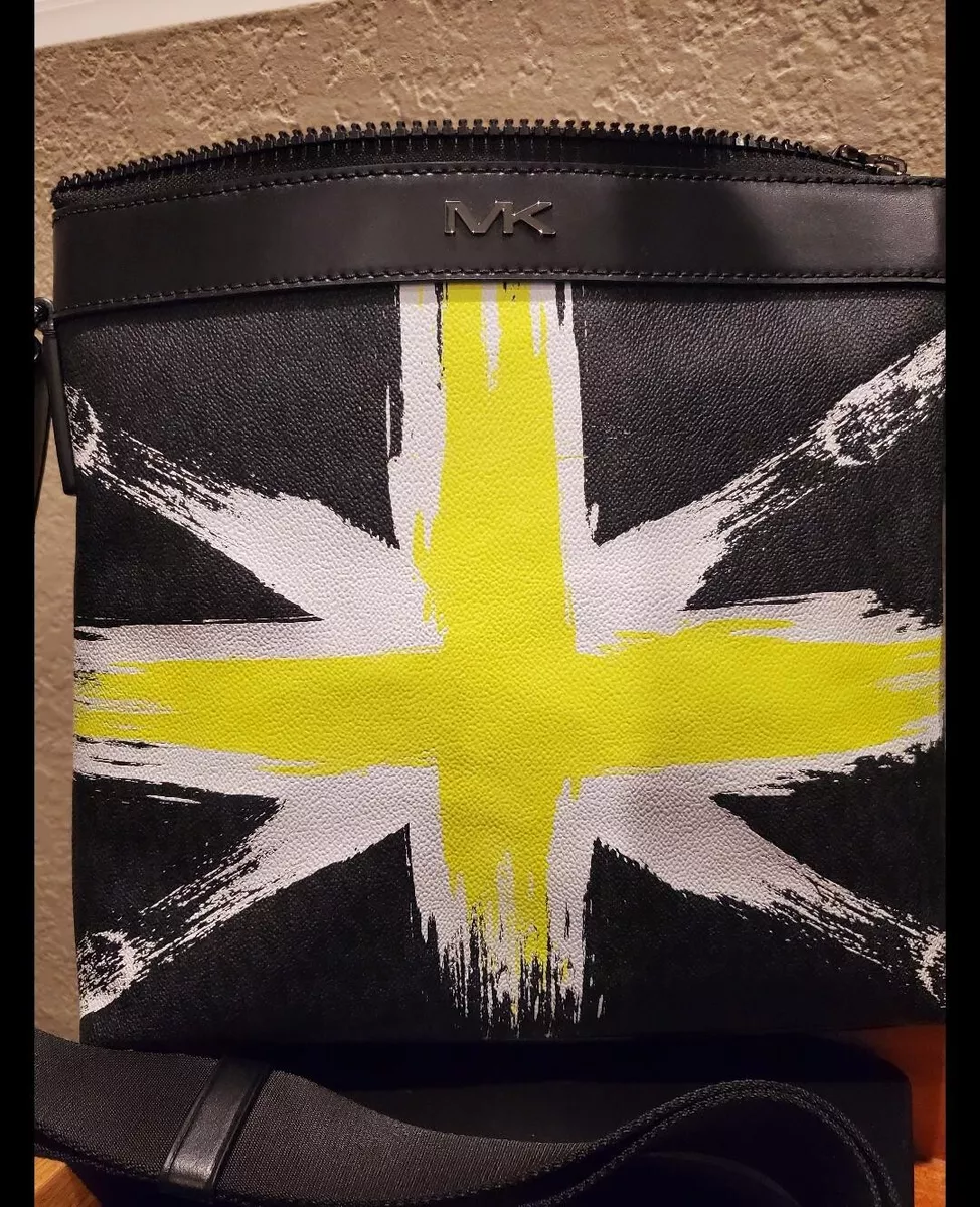 MICHAEL KORS GRAFFITI LONDON UK FLAG SIGNATURE CROSSBODY BAG eBay