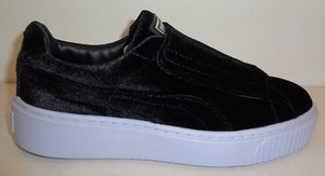 puma black velvet sneakers