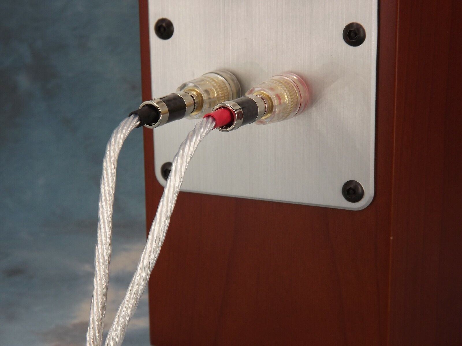 Maze Audio Braided Litz Speaker Cables 5ft Silver Plated Pair