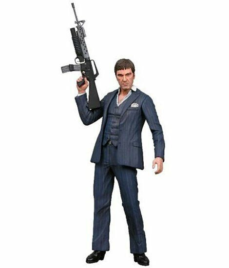 SCARFACE TONY MONTANA 未開封フィギュア 3点セット Scarface Tony Montana Blue Suit 45Cm Action Figure Neca | eBay