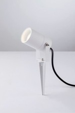 PROIETTORE FARO FARETTO LED 9W DA GIARDINO CON PICCHETTO IP54 ATTACCO GU10