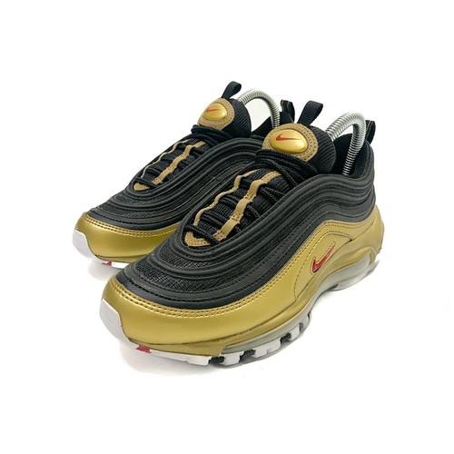 Nike Air Max 97 B-Seiten Metallic Gold AT5458-002 Schuhe Herren US Größe 4 Damen 5,5 - Bild 2 von 8