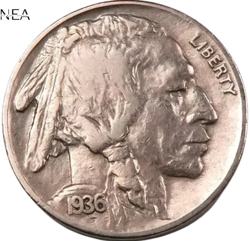 1936-S Buffalo Nickel ~~ Choice XF/AU