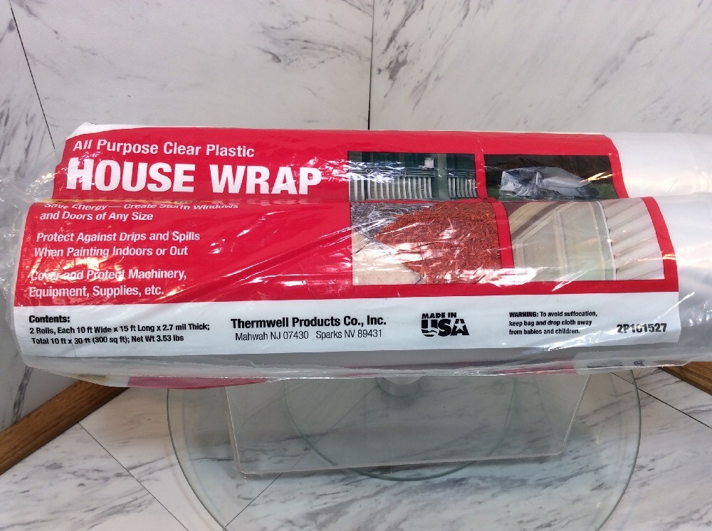 Frost King AllPurpose Clear Plastic House Wrap 10ft x15ft 2 Rolls eBay