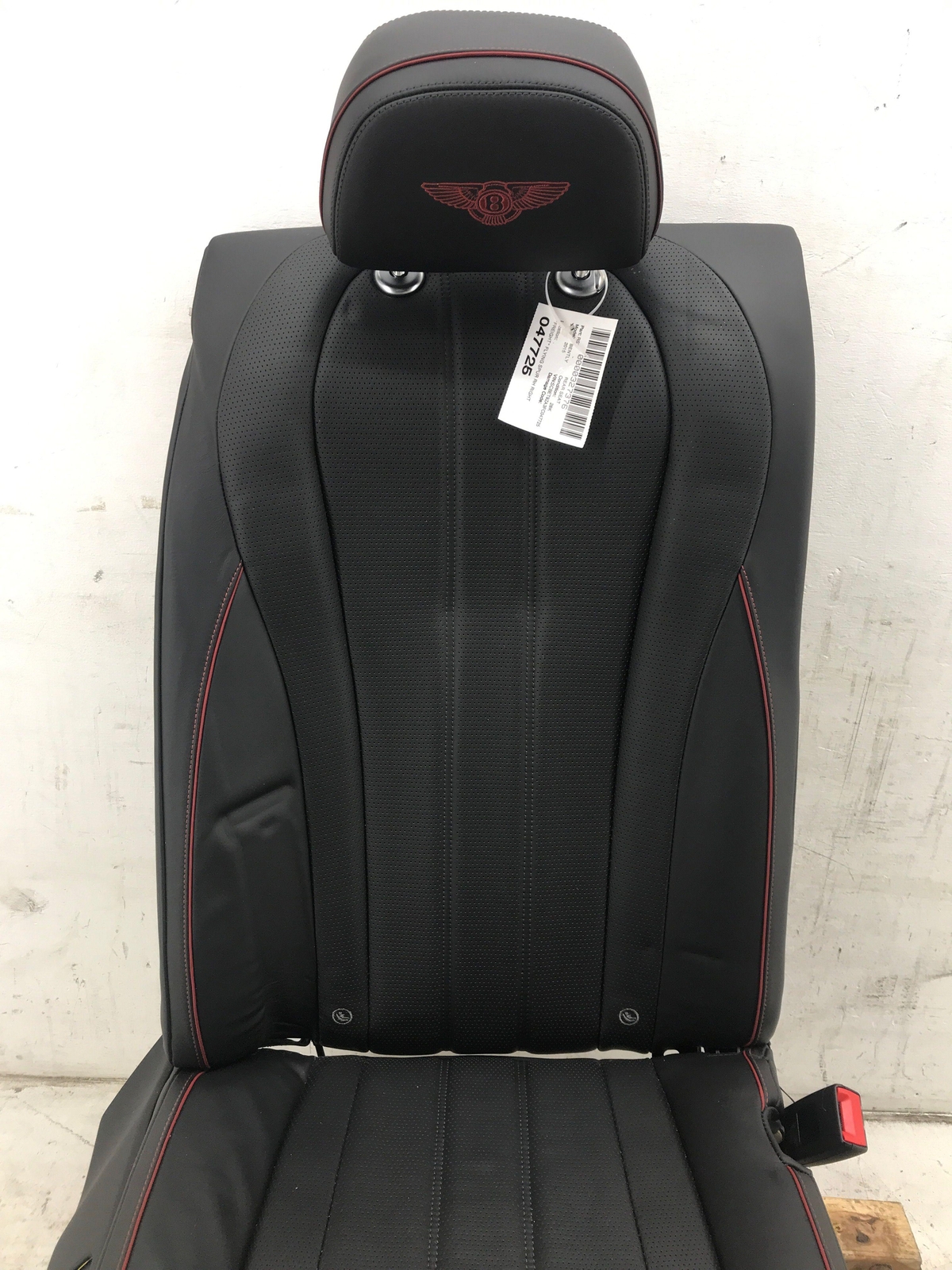 2013 - 2019 BENTLEY FLYING SPUR RIGHT REAR SEAT W/ SWITCH *SEATBELT INDENT* OEM