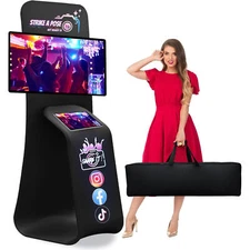 "Wedding Memories at Your Fingertips! Interactive Photo Booth for Social Shares