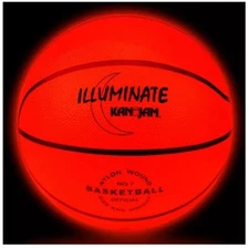 Illuminate Kan Jam Nylon Wound No. 7 Basketball Light Up Official Size & Weight