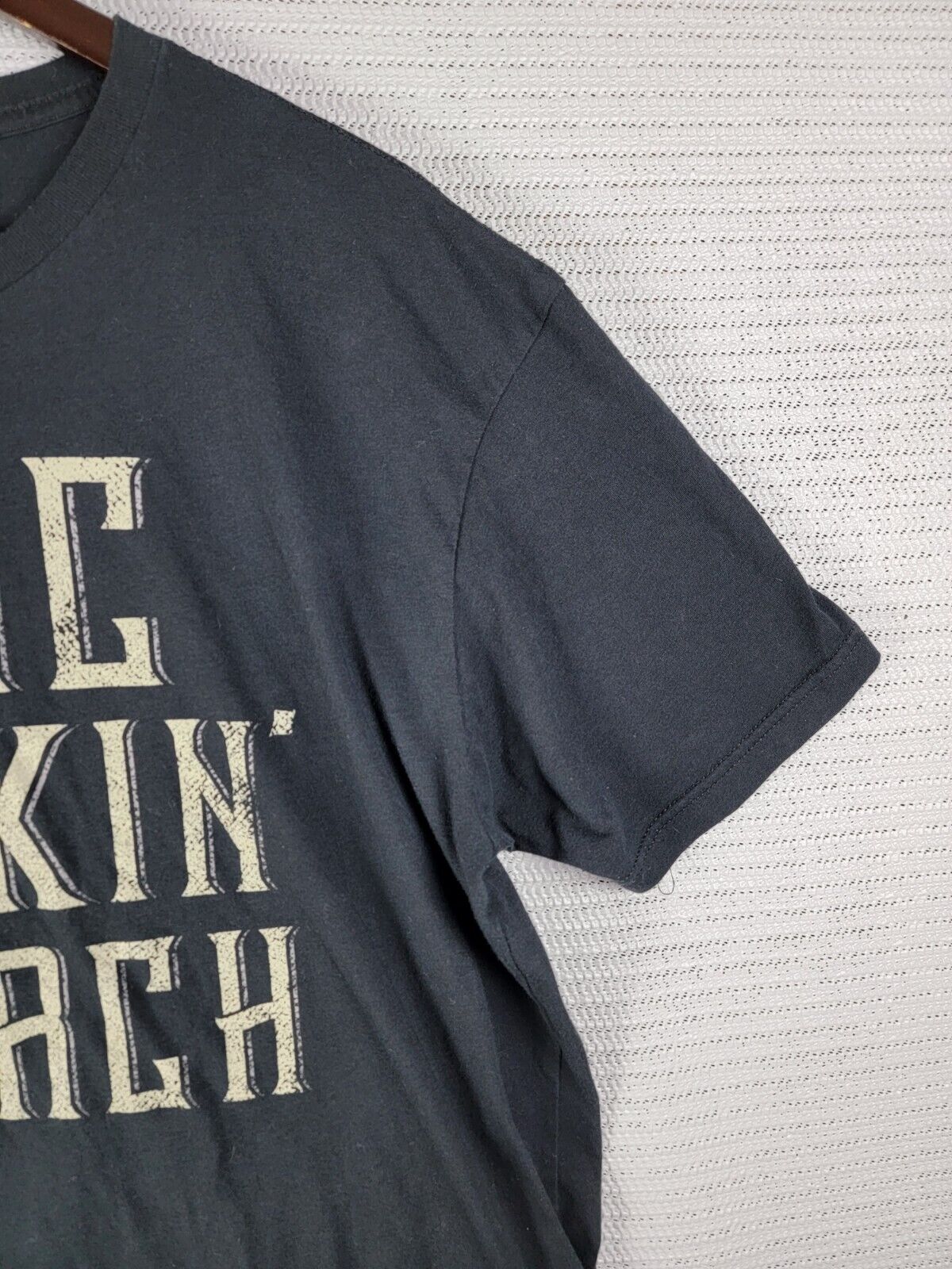 Eric Church t-shirt size XL skull Fu*kin black - image 5