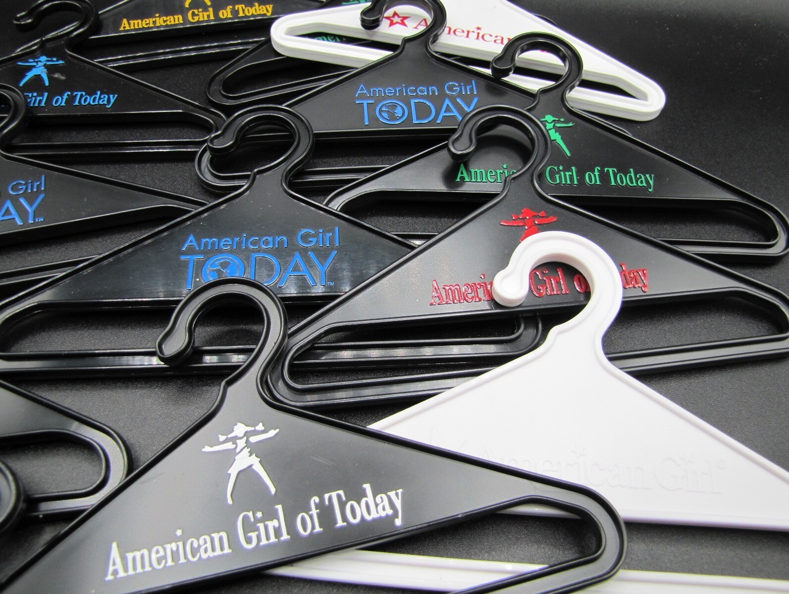 AMERICAN GIRL DOLL COAT HANGERS A LOT OF 13 ALL AMERICAN GIRL HANGERS