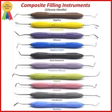 Dental Composite Filling Restorative Instruments with Silicone Handle Margalla®