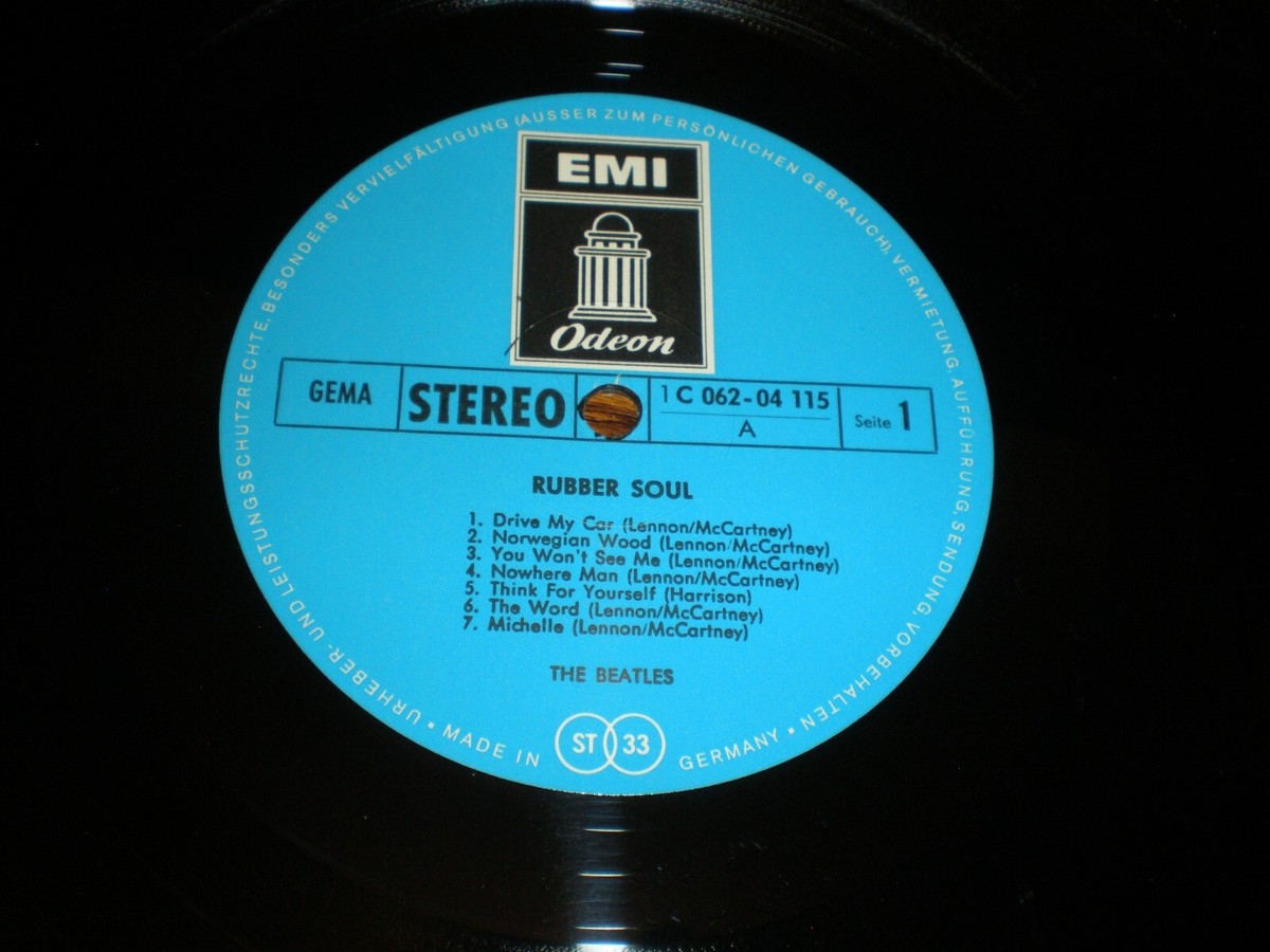 THE BEATLES/RUBBER SOUL/Germany盤(LP)/Odeon Stereo/SMO84066 No.43 