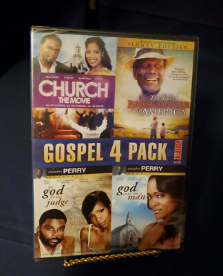 Gospel 4 Pack, Vol. 1 (DVD, 2012) Sidney Poitier, Emmbre Perry, Robin Givens,etc