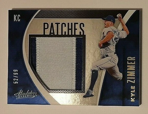 2021 Absolute Patches蓝色遗迹凯尔齐默球衣#52/99 2色布贴皇家队 — 第 2/4 张图片