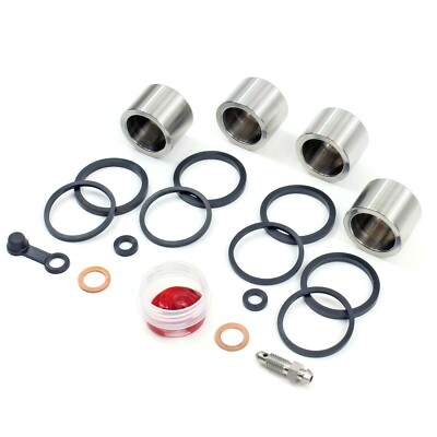 Brake Caliper Seal & SS Piston Kit for 1995 - 1997 Kawasaki ZX-6R