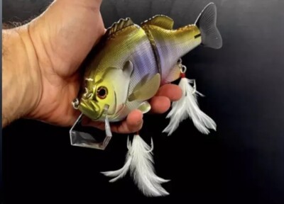 deps Bulldoze 190 Swimbait / Glide “Metallic Baby Gill” 7.6