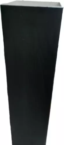Powder coated Aluminium Post Tube Pipe Fence Support 3" 75 1 piece Black 1800mm - Picture 10 of 11