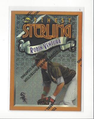 1996 Finest Refractor #B280 Robin Ventura (Bronze) White Sox