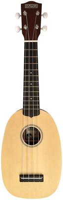 Makai MP-70 Soprano Pineapple Ukulele - Solid Spruce Top, Mahogany, Aquila