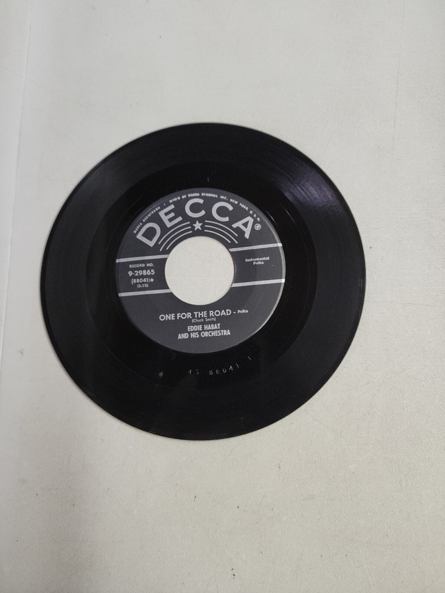Eddie Habat - Papa's Polka - Decca (45RPM 7