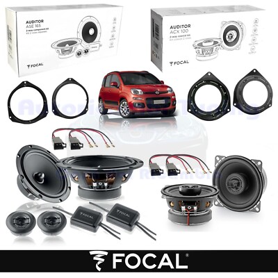 Focal Auditor ASE165 + ACX100 2-Wege Front Lautsprecher Komplettset 6,5'' Schwarz