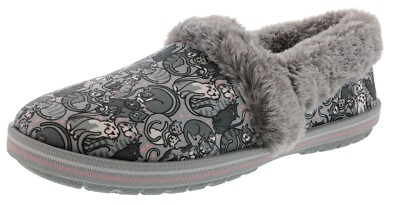 SKECHERS WOMEN'S BOBS TOO COZY- LITTLE SPOON 113472GYMT SLIPPERS