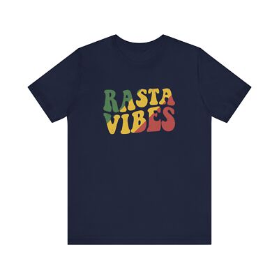 Unisex Rasta Vibes Reggae Shirt Rastafari Retro Vintage Rastaman