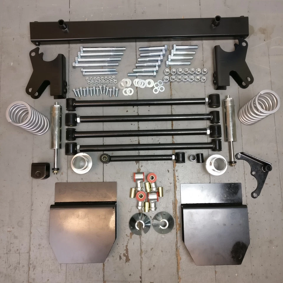 Ford Serie F 1967-1972 camioneta Deluxe kit de 4 eslabones con amortiguadores Coilover Deluxe Foto 4 de 4