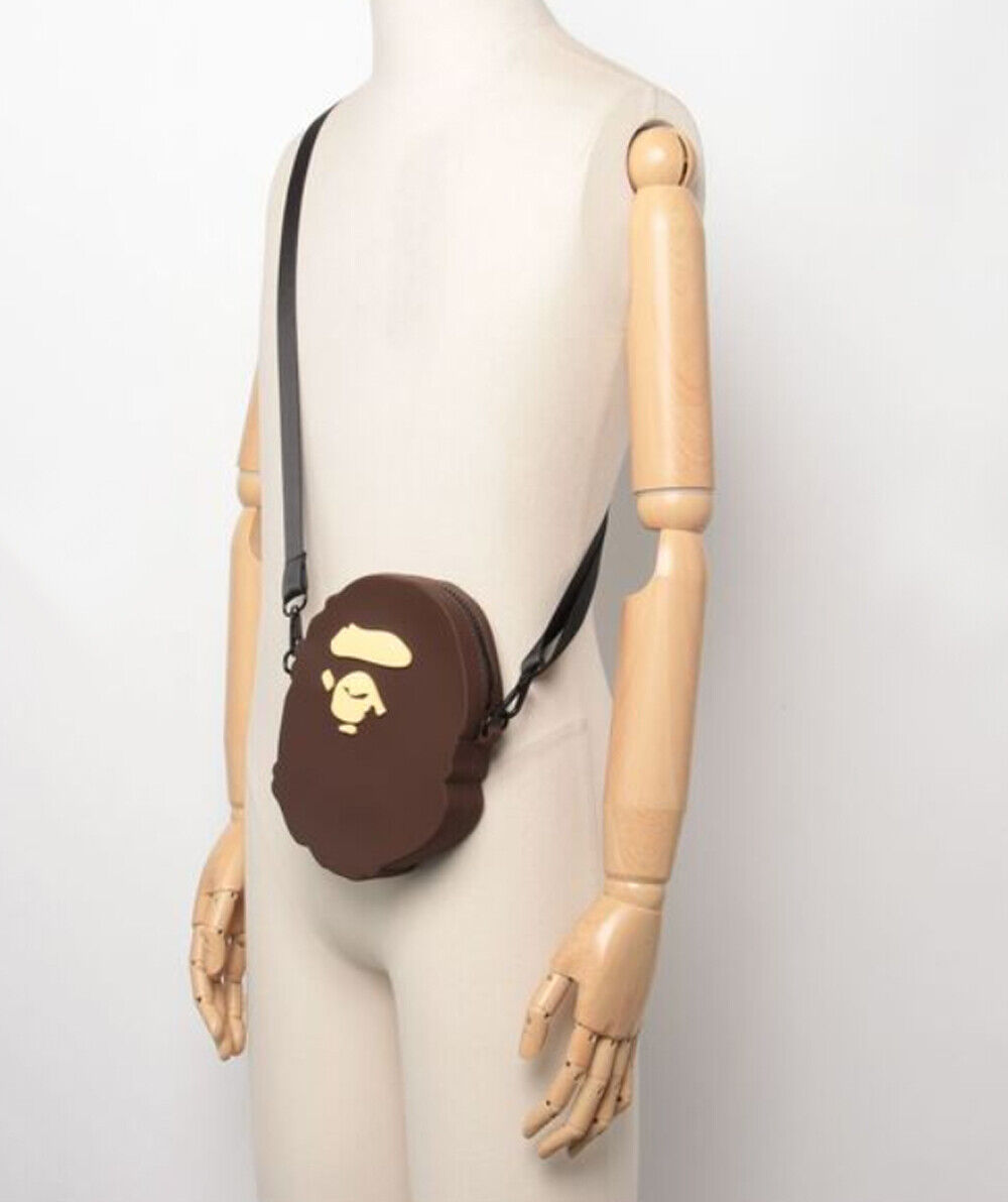 A BATHNIG APE Men's Goods APE HEAD SILICON SHOULDER BAG A BATHNIG APE Men's Goods APE HEAD SILICON SHOULDER BAG